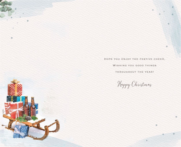 Brother Christmas card- Xmas beers