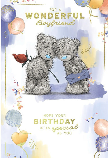 Me to you Boyfriend birthday card