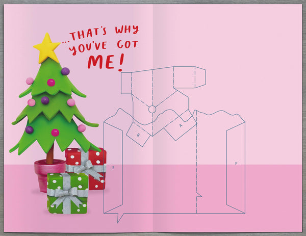 Wife Christmas card - deserve the best