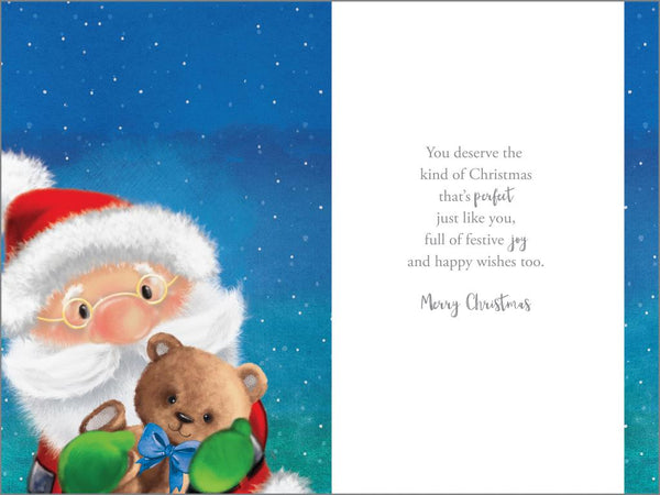 Son Christmas card - Father Christmas