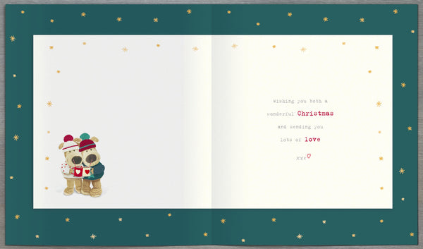 Nan and Grandad Christmas card - Boofle