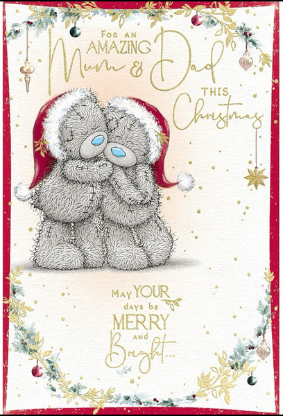 Me to you - Mum and Dad Christmas card