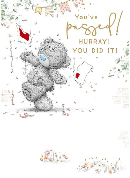 Me to you driving test card tatty teddy with L plate