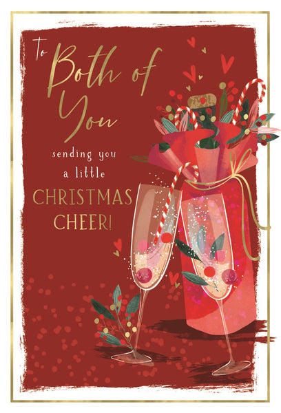 To both of you Christmas card - Festive drinks
