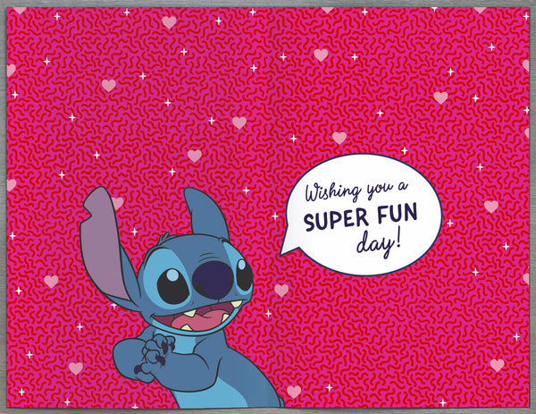 Disney Stitch birthday card