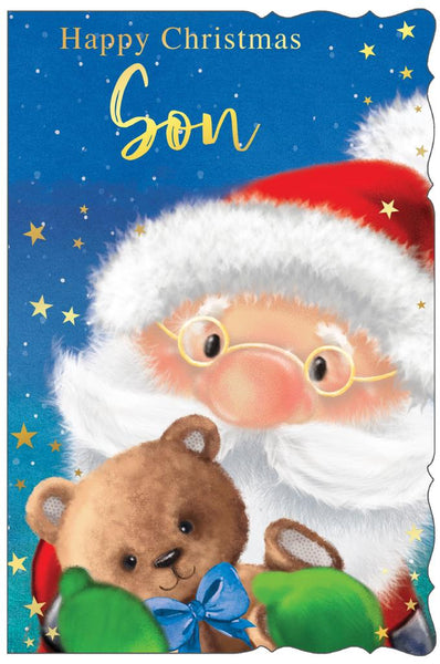 Son Christmas card - Father Christmas