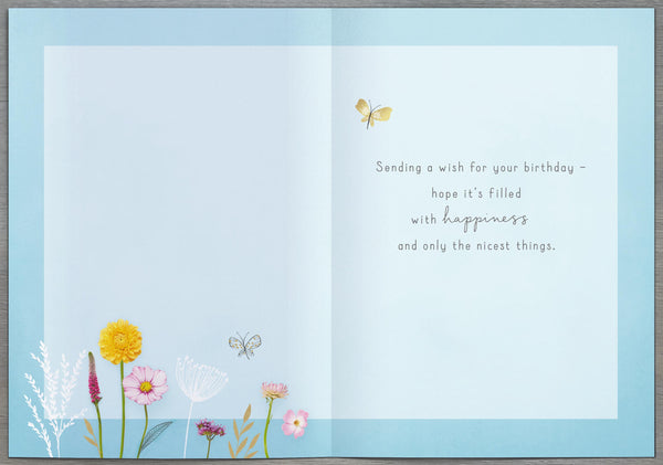 General birthday card- into the meadow - lovely you