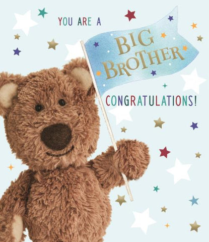 Big brother congratulations card