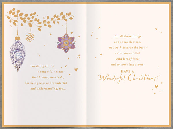 Mam and Dad Christmas card
