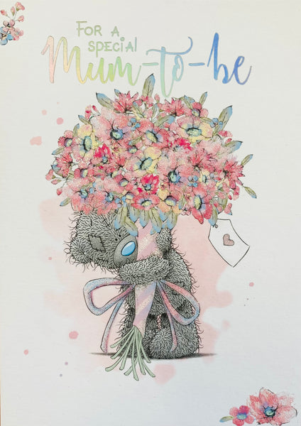 Mum to be congratulations card - Me to you