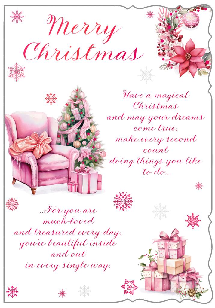 General Christmas card- festive home