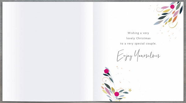 Sister and Brother-in-law Christmas card - Christmas sparkle