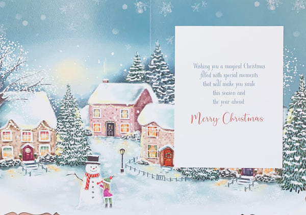 To all of you Christmas card - winter village