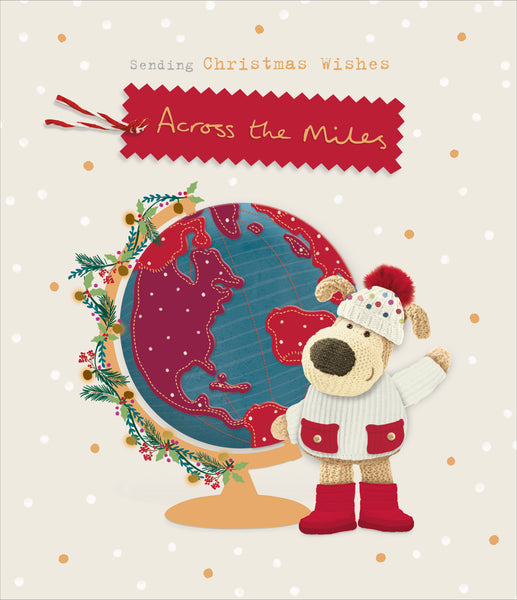 Across the miles Christmas card- Boofle