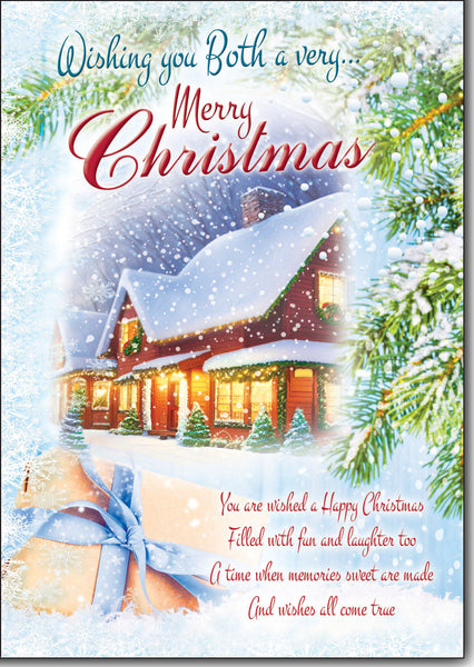Both of you Christmas card - sentimental verse