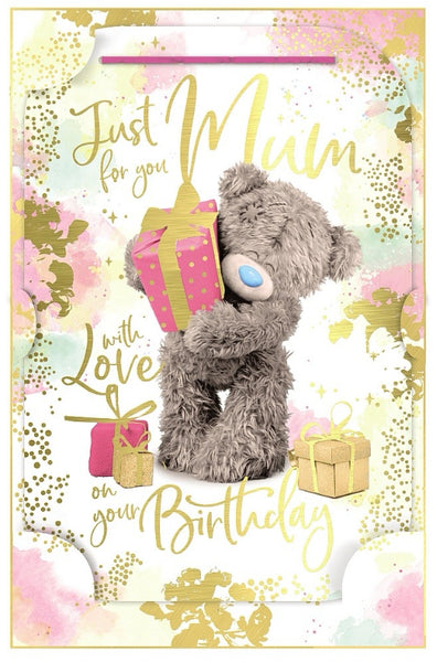 Me to you Mum 3D birthday card