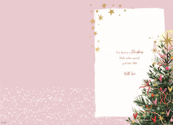 Daughter Christmas card - Christmas tree