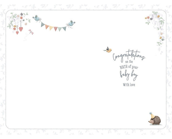 Me to you Birth of a baby boy card