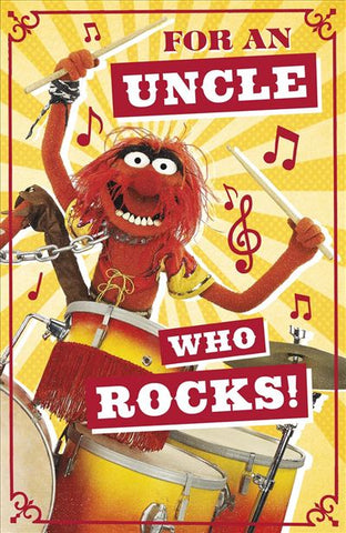 Uncle birthday card- Muppets