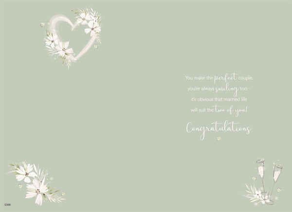 Grandson and wife wedding day card