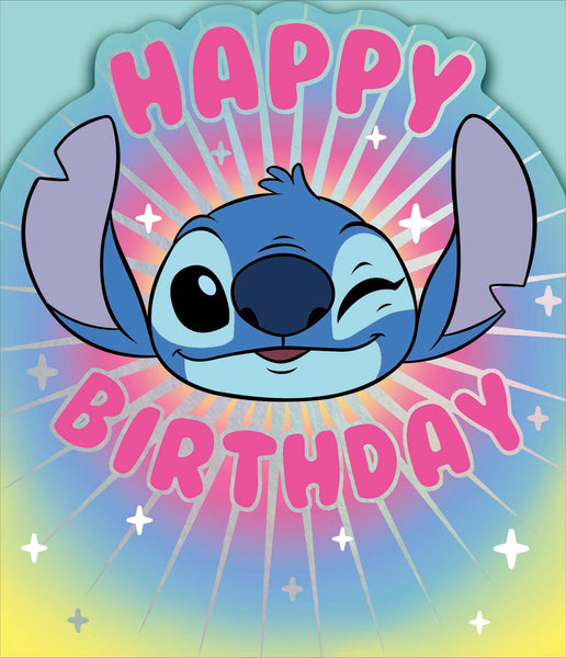 Disney Stitch birthday card