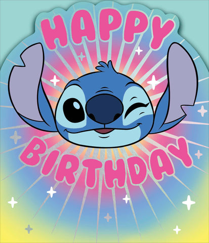 Disney Stitch birthday card
