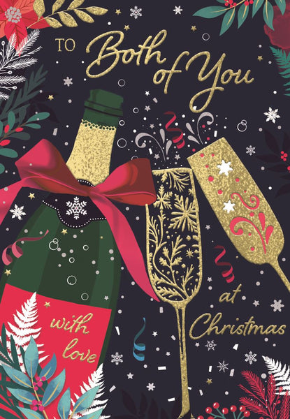 To both of you Christmas card - Xmas drinks