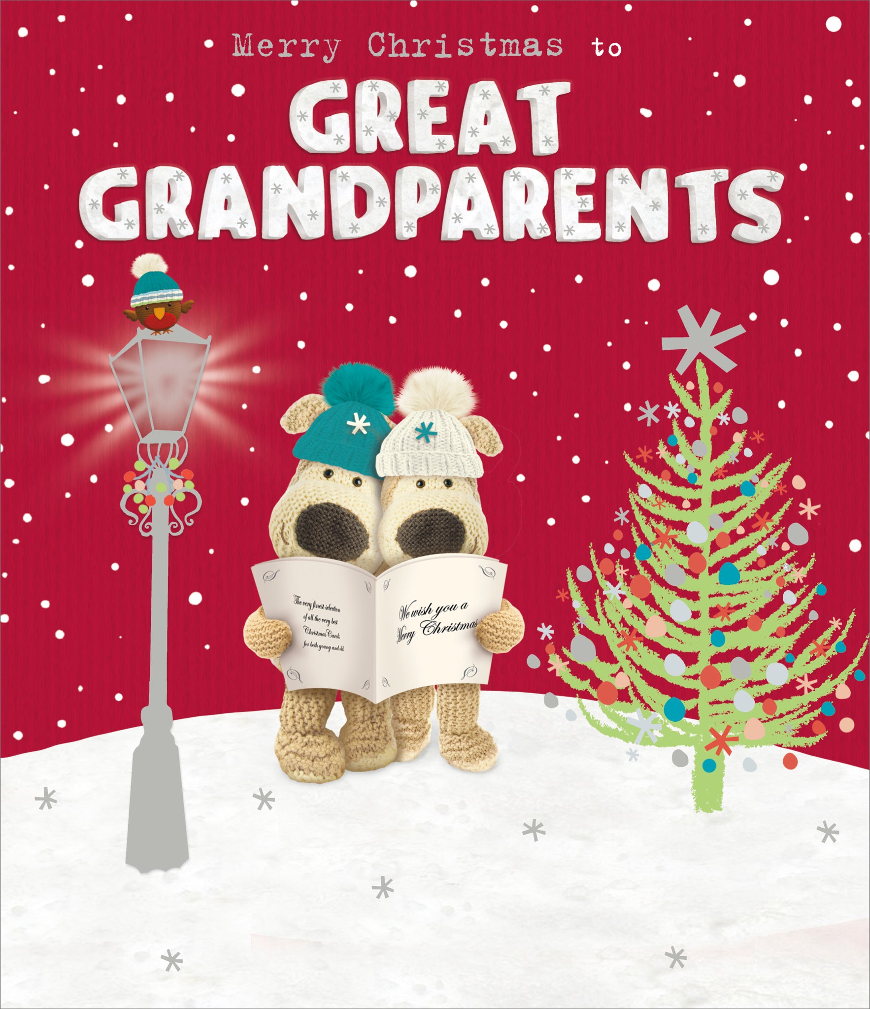 Great-Grandparents Christmas card - Boofle