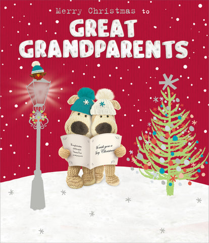 Great-Grandparents Christmas card - Boofle