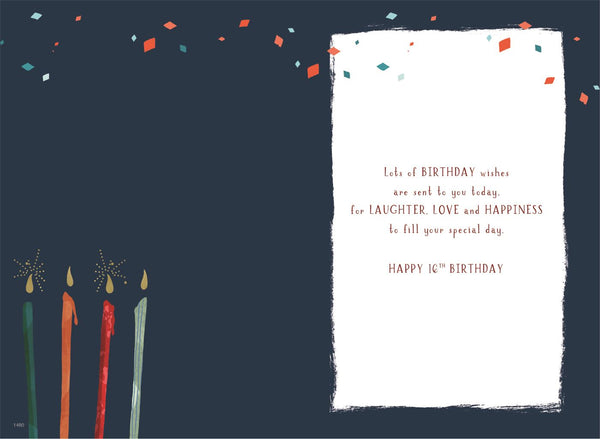 Grandson 16th birthday card