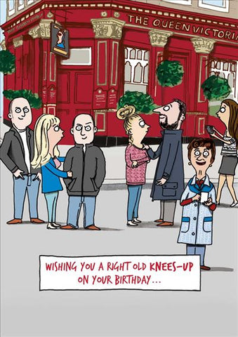 Funny birthday card - Eastenders