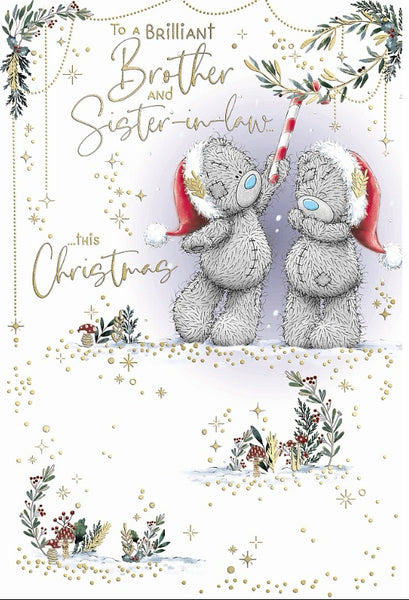 Me to you - Brother and Sister in law Christmas card