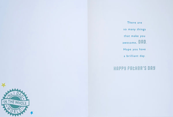Dad Father’s Day card- best Dad ever