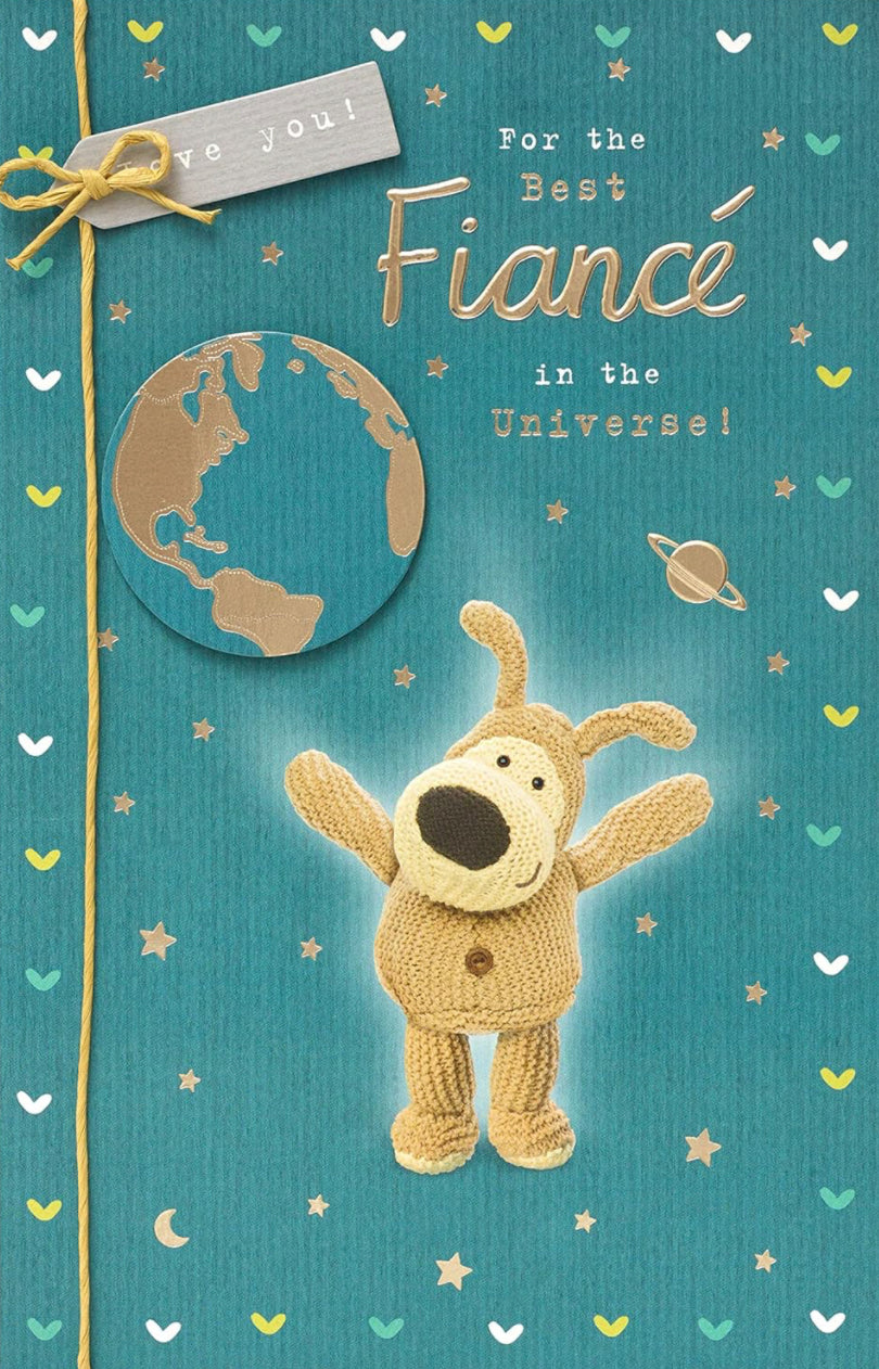 Fiancé birthday card - Boofle