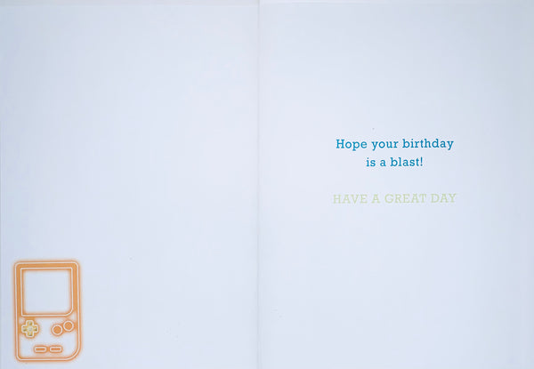 Cousin birthday card - gamer