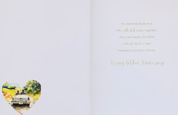Your Golden wedding anniversary card