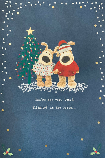 Luxury Fiancé Christmas card - Boofle