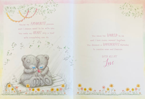 Luxury Boxed Wife birthday card - Me to you