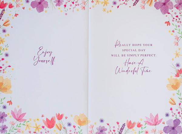 General birthday card for her - pretty flowers