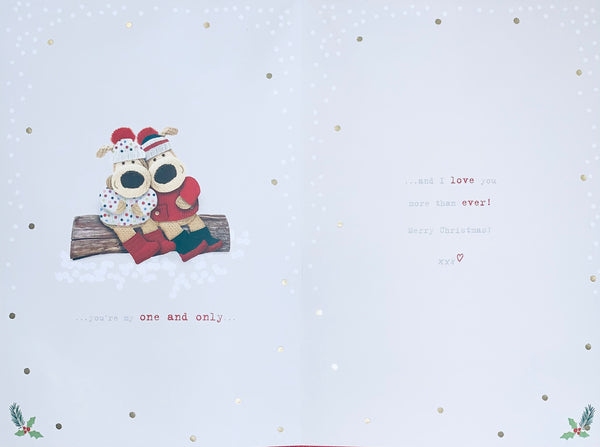 Luxury Fiancé Christmas card - Boofle