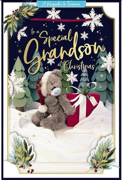 Me to you - Grandson 3D Christmas card