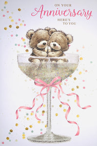 Your Anniversary card - cute bears