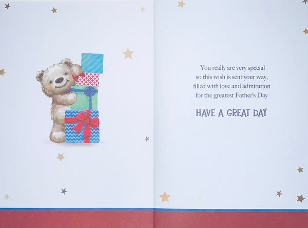 Dad Father’s Day card- cute bear