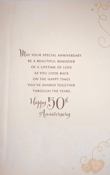 Your Golden wedding anniversary card