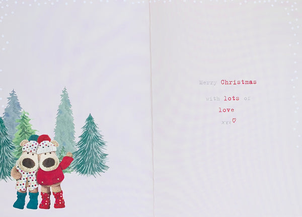 One i love Christmas card - Boofle