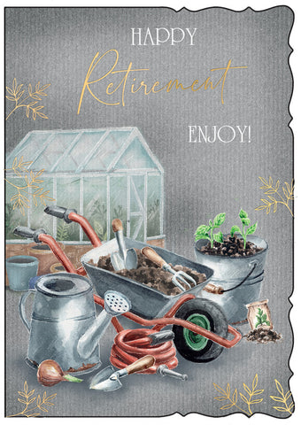Retirement card- time to garden