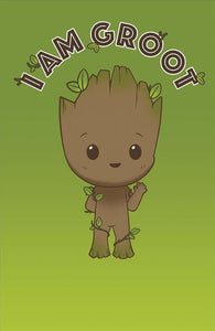 I am Groot birthday card