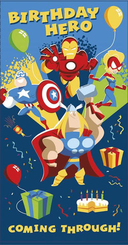 Marvel Avengers birthday card