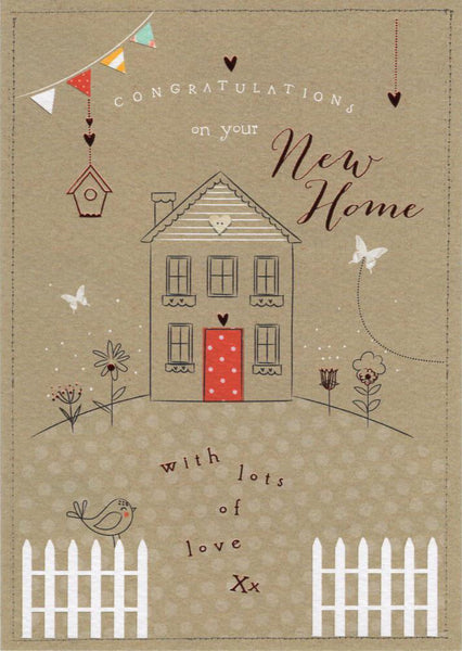 New home card - happy memories