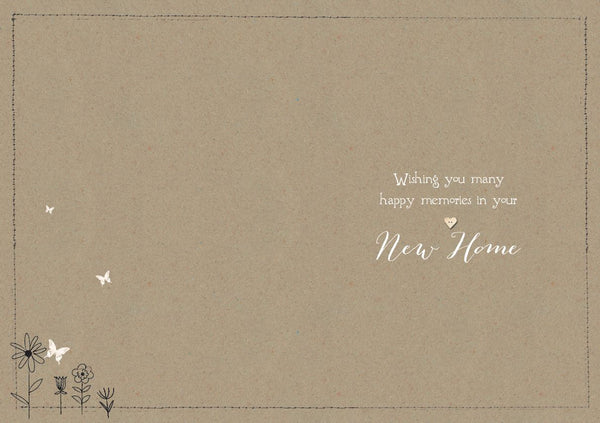 New home card - happy memories
